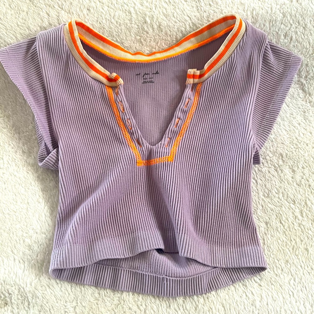 Urban Outfitters purple Out from Under Cropped Top XS